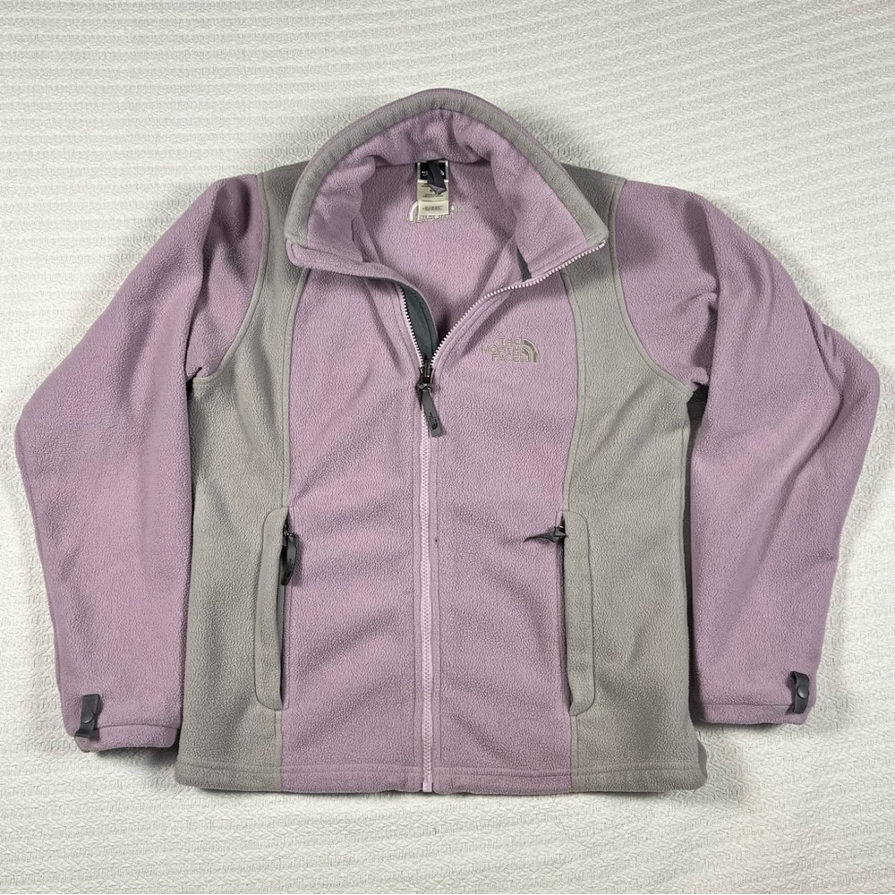 The North Face Jacket Women Small Lavender Denali Fleece Full‎ Zip Polartec - Picture 4 of 10
